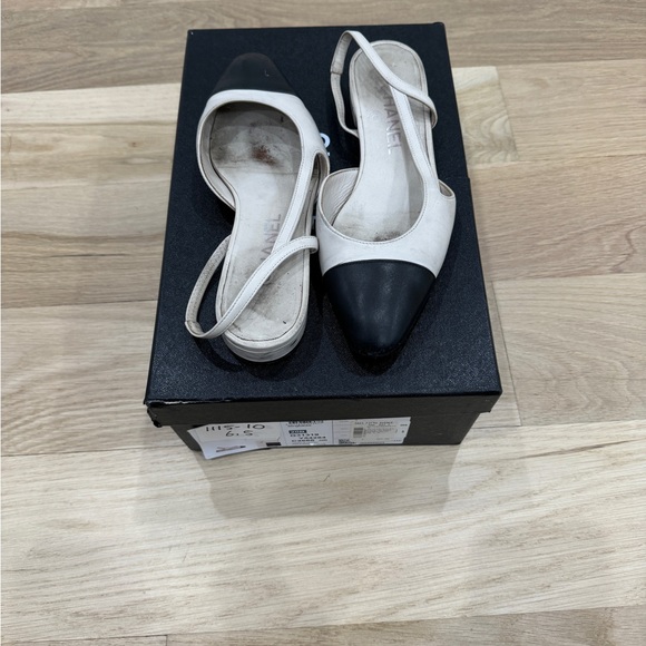Chanel slingback flats size 36.5 - Picture 3 of 4